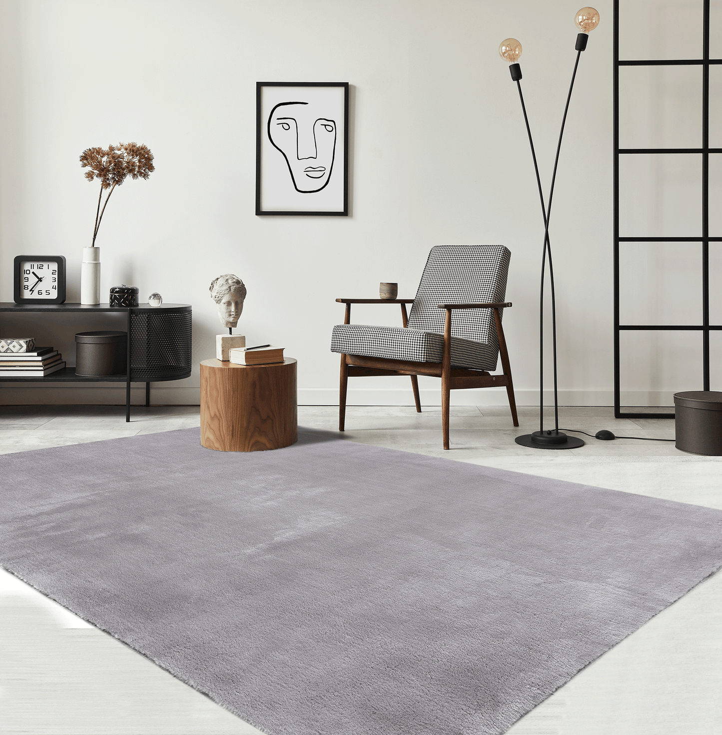 Tapis Loft gris