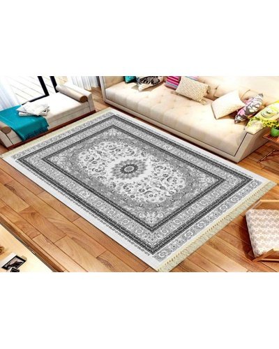 Tapis Rabat gris