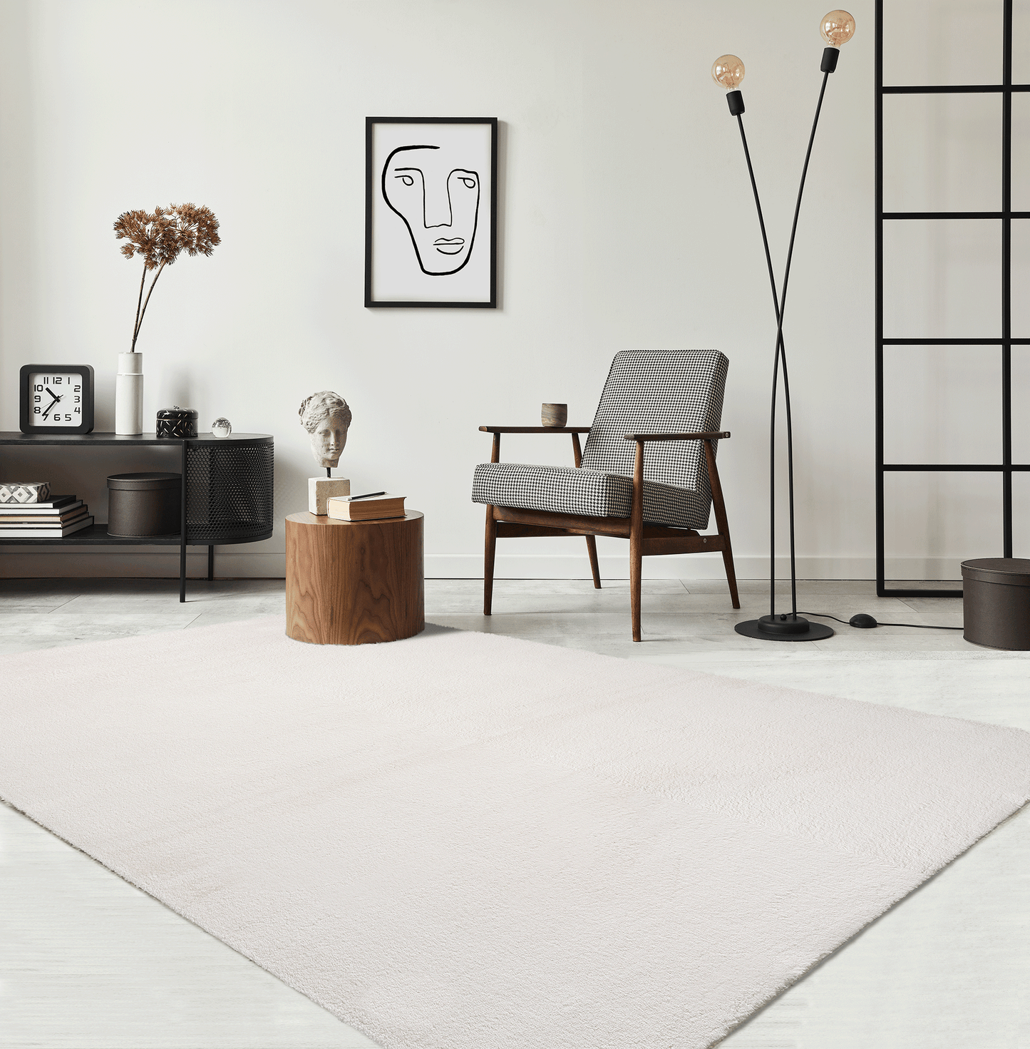 Tapis Loft crème