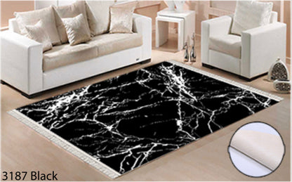 Tapis Rome noir